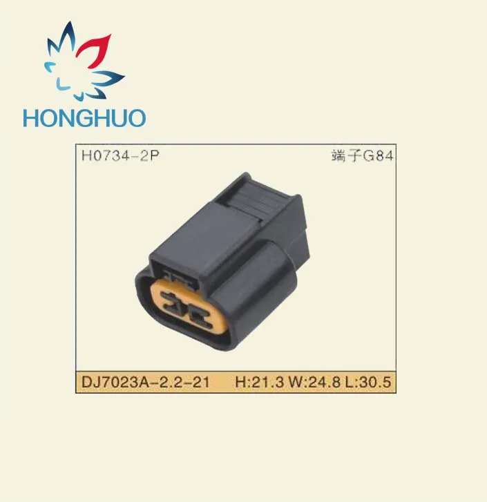 DJ7023A-2.2-21 2 Pin Car Electrical Auto Connector Female Lamp 1G/2G/EVO Knock Sensor Plug