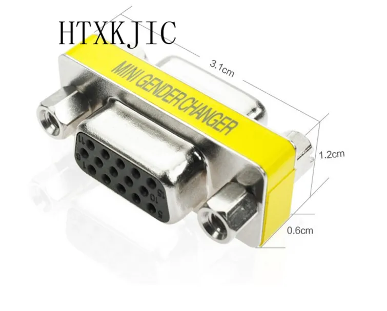 Vga Maschio a Maschio Femmina a Femmina Jack DB15 Convertitore Connctor Htxkjic
