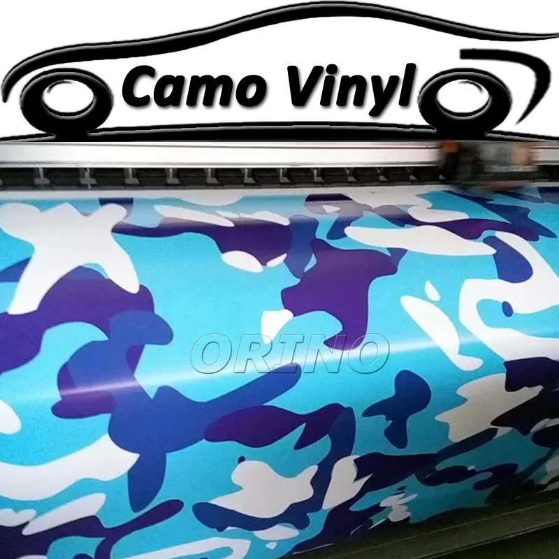 

Fashion Car Styling Urban Camo Vinyl Wrap Blue Camouflage Film Sticker Air Bubble Free Auto Motorcycle Vehicle Wraps Covers