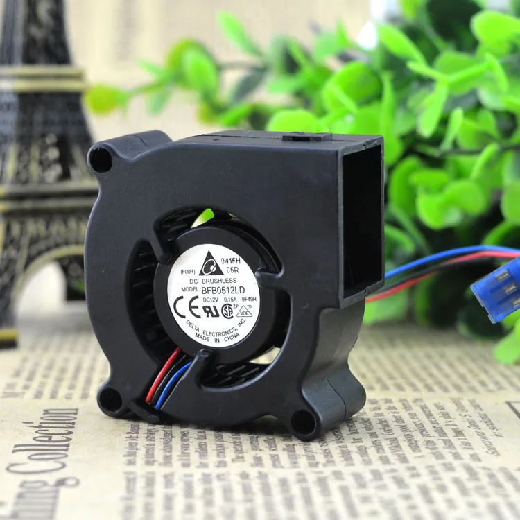 

Free Shipping For Delta BFB0512LD, -F00 DC 12V 0.15A 3-wire 3-pin connector 50mm 50x50x20mm Server Cooling Blower fan