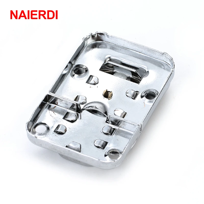 NAIERDI J402 Cabinet Box Square Lock With Key Spring Latch Catch Toggle Locks Mild Steel Hasp For Sliding Door Window Hardware