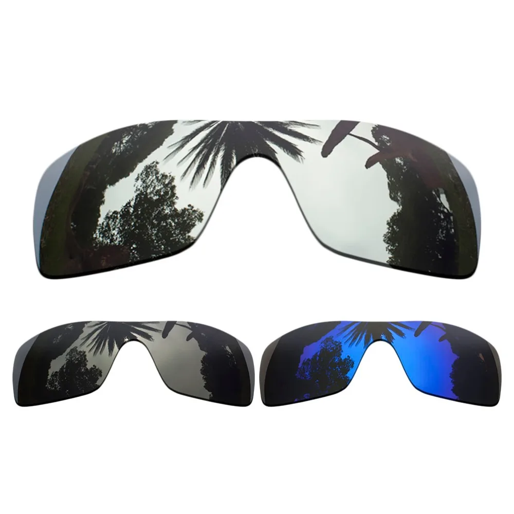 

(Silver+Black+Purple Mirrored Coating) 3-Pieces Polarized Replacement Lenses for Batwolf Frame 100% UVA & UVB Protection