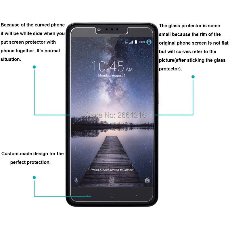 For ZTE Z Max Pro Z981 Tempered Glass 9H 2.5D Premium Screen Protector Film For ZTE Zmax Pro Z981 Z988 6.0 Inch