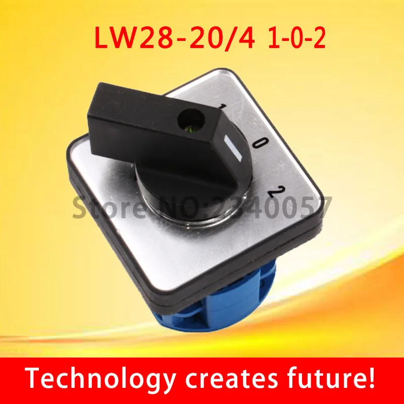 LW28-20A Universal Switch , 3Position 4/8/12/16/20Terminals Rotary Cam Changeover Switch 550V 20A 1/2/3/4/5 knots