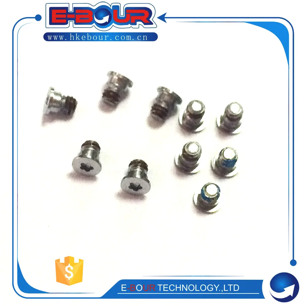 Caixa inferior D tampa parafusos conjunto, peças do caderno, AP A1398, A1425, A1502, 5 conjuntos por lote