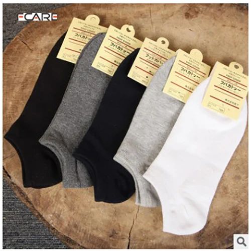 

Fcare 2016 new 20pcs=10pairs White sox socks male 80% cotton sock slippers casual elite invisible short sock summer thin socks