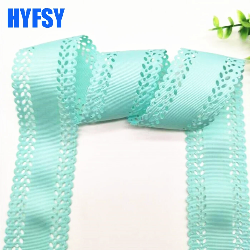 10 Yards 45mm Lace ribbon DIY handmade materials gift packaging hollow lace dress accessories Grosgrain tape solid