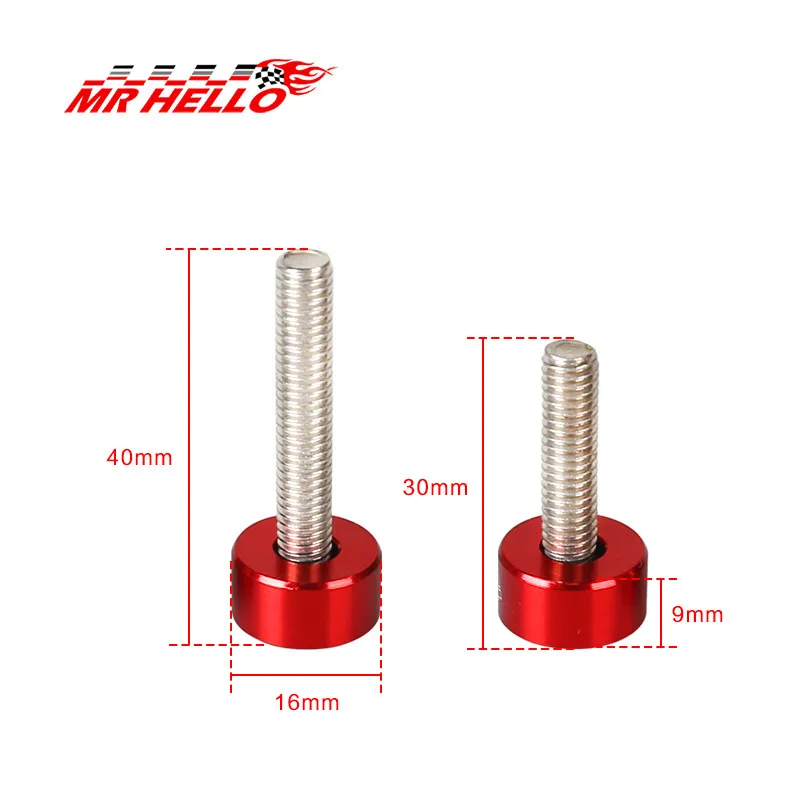 M6 6 Pcs/Pack JKdreamer Aluminum Fender Washers and Bolt for honda Air inlet manifold,engine