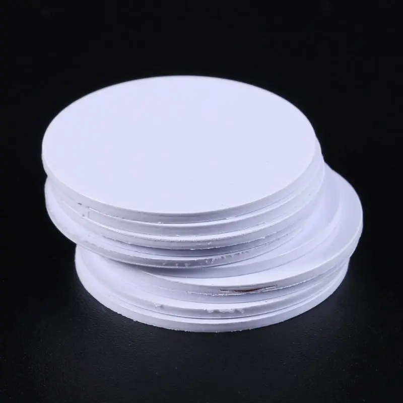 10 Pcs Ntag215 NFC Tag Sticker Phone Tersedia Perekat Label RFID: 25 Mm