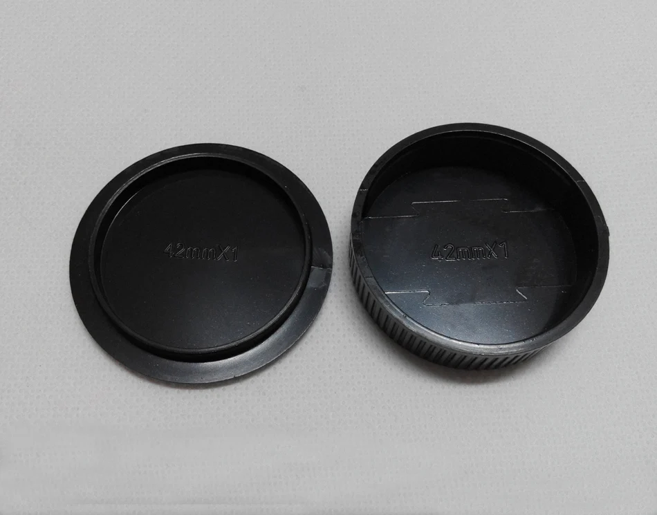 Hinten Objektiv Kappe * 1 stücke + Kamera Körper Kappe * 1 stücke für Leica M42