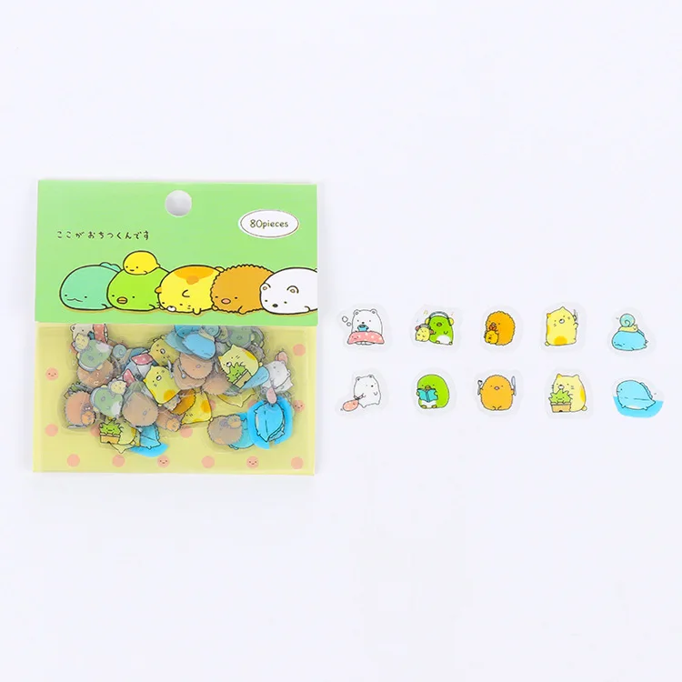 Stationery Sticker Packs Little bear Cute Stickers Scrapbooking for Creative Fresh Package Planner Sticker