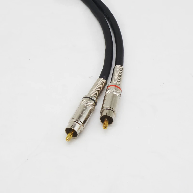 2-channel RCA shielded audio cable High quality 2rca socket audio cable 1M 2M Audio Line