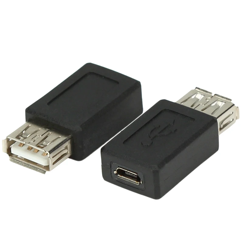 

1 PCS Micro USB Female to USB Female Adapter Connector