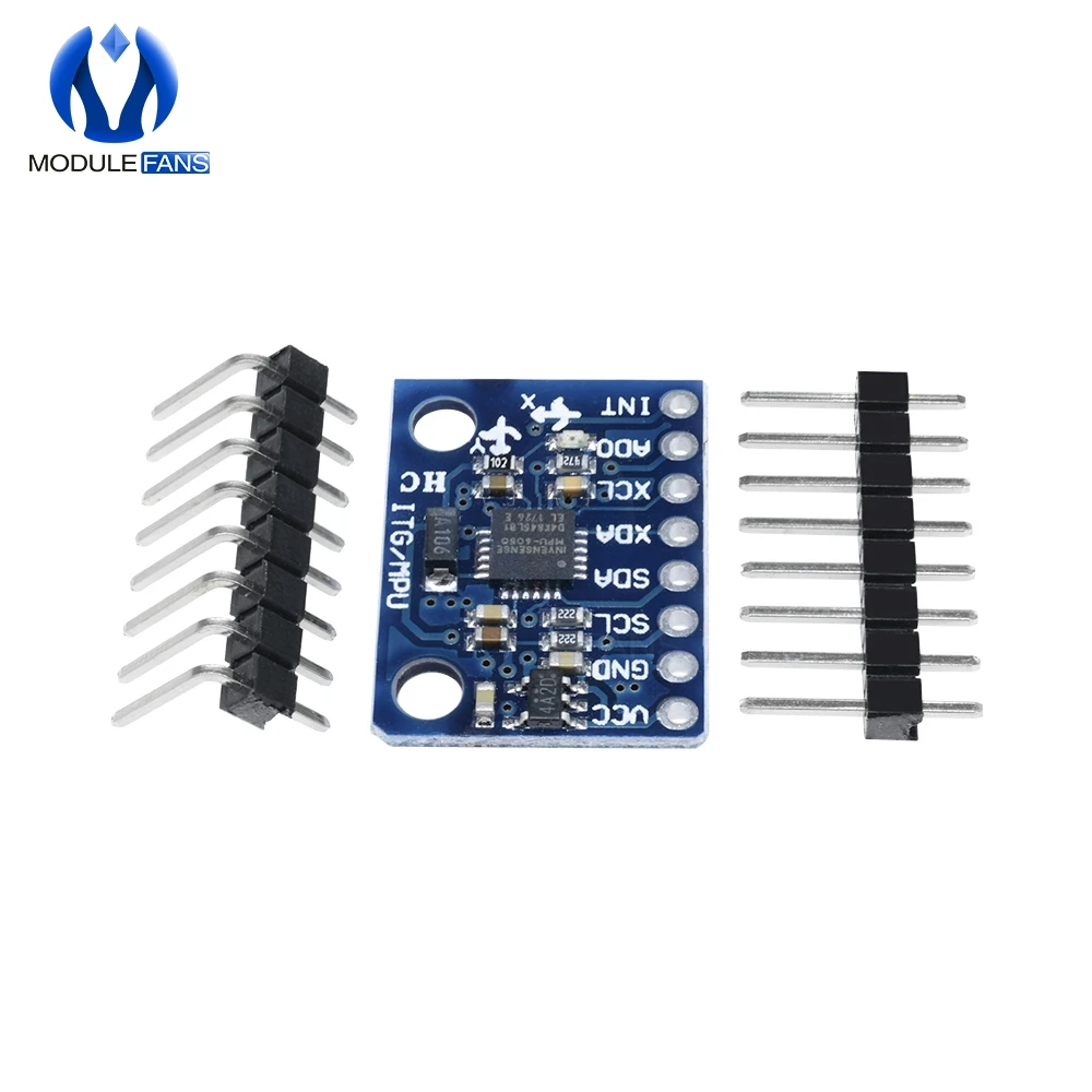 GY-521 MPU-6050 MPU6050 Sensor Module 3 Triple Axis Gyroscope Accelerometer Compatible Board For Arduino IIC I2C Interface 6050