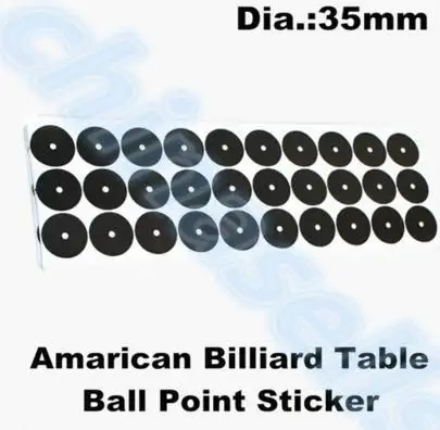 12mm 96 pieces point snooker billiard white ball locator sticker cue ball locators stickers Table Ball Point Sticker