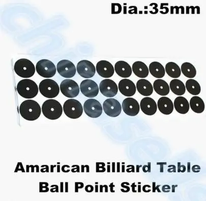 12mm 240 pieces point snooker billiard white ball locator sticker cue ball locators stickers Table Ball Point Sticker