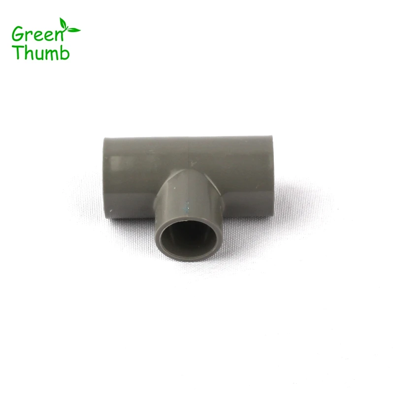 4pcs 20mm to 25mm PVC Reducing Tee Connector Garden Irrigation Hose Fittings Green Thumb PVC 3 Way Connectors