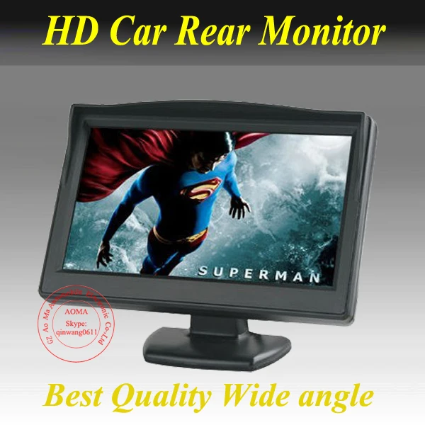 

5.3 Inch TFT-LCD 960 x 240 Car Rearview Reverse Monitor For Parking with 2-channel Video Input, Free Shipping