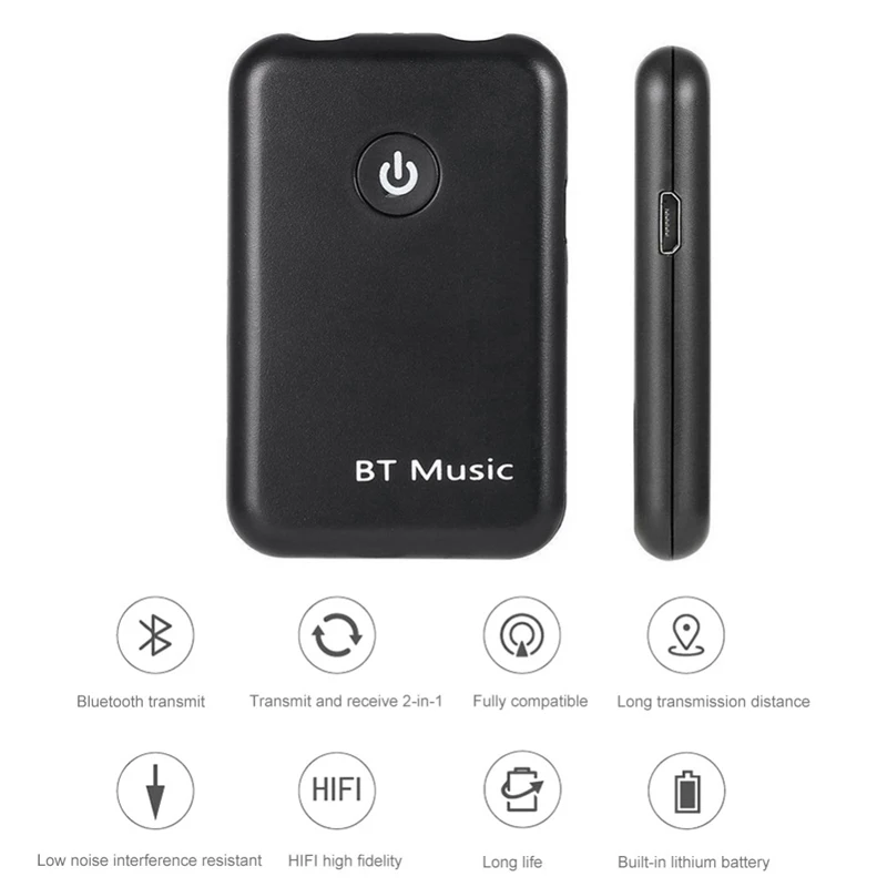 VAORLO-transmisor receptor Bluetooth 2 en 1 para TV, receptor de música estéreo 4,0, Ricevitore, adaptador inalámbrico de Audio de 3,5mm