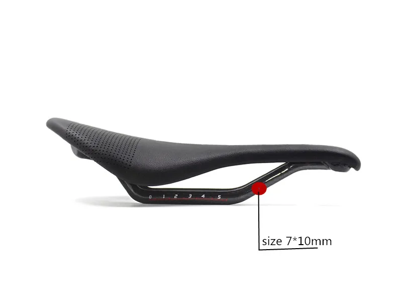 Carbon + Leder Rennrad Sattel MTB Fahrrad Sättel Mountainbike Racing Sattel PU Atmungsaktive Weiche Sitzkissen Carbon Schienen – Detail 15