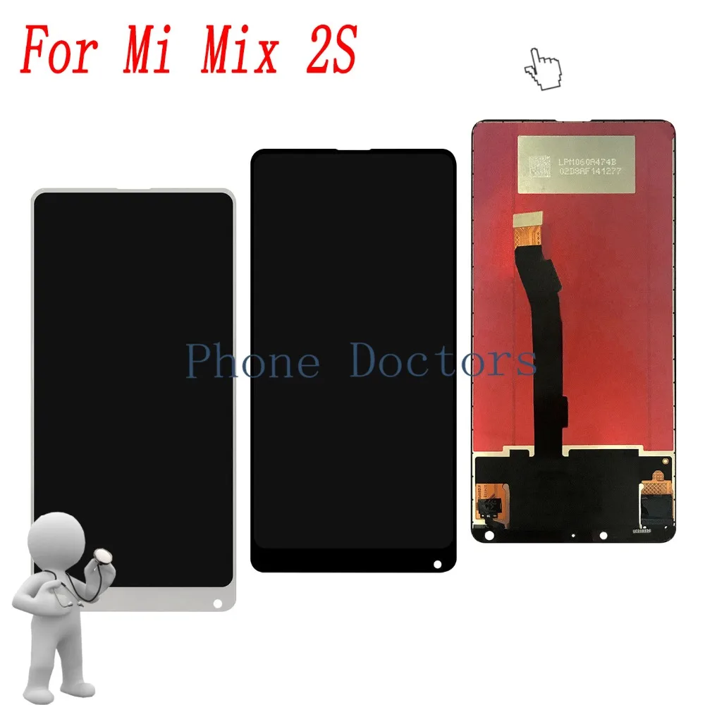 

5.99'' For Xiaomi Mi Mix 2S Full Touch Screen Digitizer Glass + LCD Display Assembly For Xiaomi M1803D5XA M1803D5XT