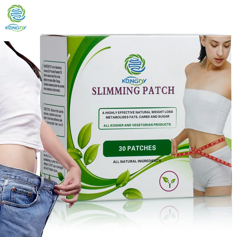 KONGDY Brand Health Care Slim Patch 60 Pieces=2 Boxes Fat Burner Slimming Navel Stick Slimming Patches for Diet Weight Loss