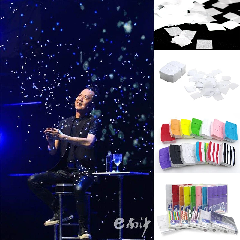 

Paper Storm White Stage Magic Tricks Professional Change Paper Napkins into Storms Wholesale And Retail