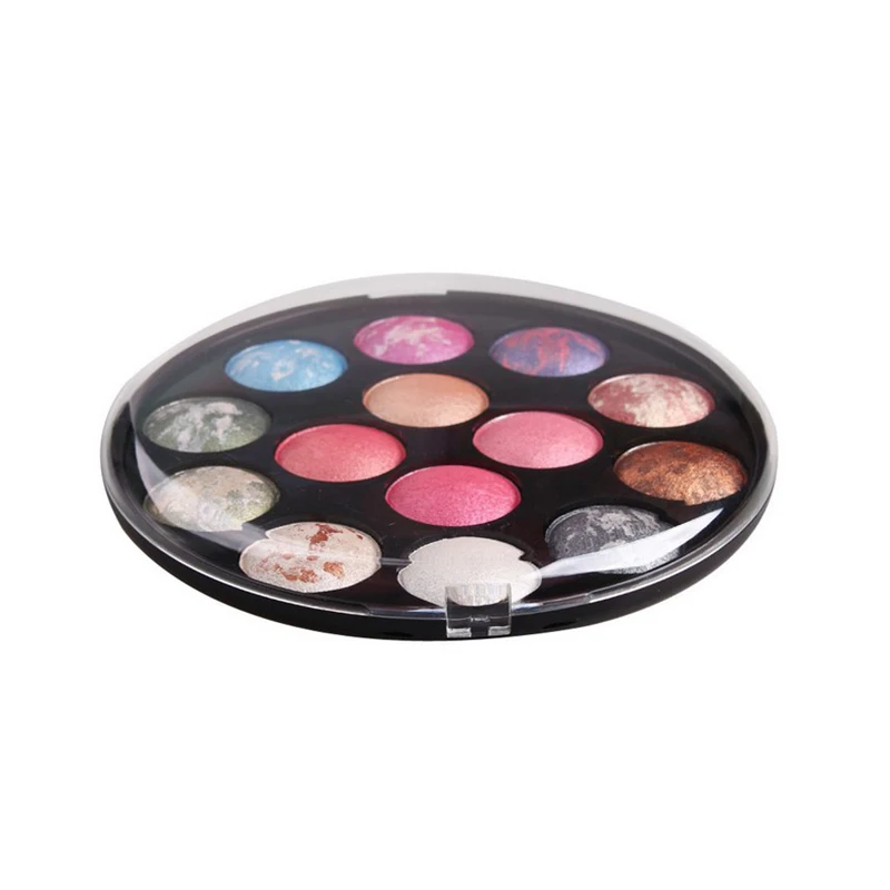 14 Color Eyeshadow Palette Long-lasting Shimmer Matte Baked Eyeshadow Powder Pigment Pressed Mineral Baking Eye Shadow Pallete