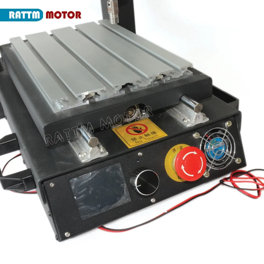 Cnc 2030 3-assige Desktop Router Graveermachine Met Noodstop Hoge Sterkte Staal + 400W Spindel