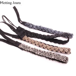 Metting Joura Vintage Bohemian Ethnic Metal Tube Beads Headband Party  Hair Band Hair Accessory