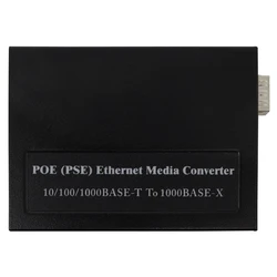 POE (PSE) Ethernet Media Converter 10/100/1000Base-T To 1000Base-X