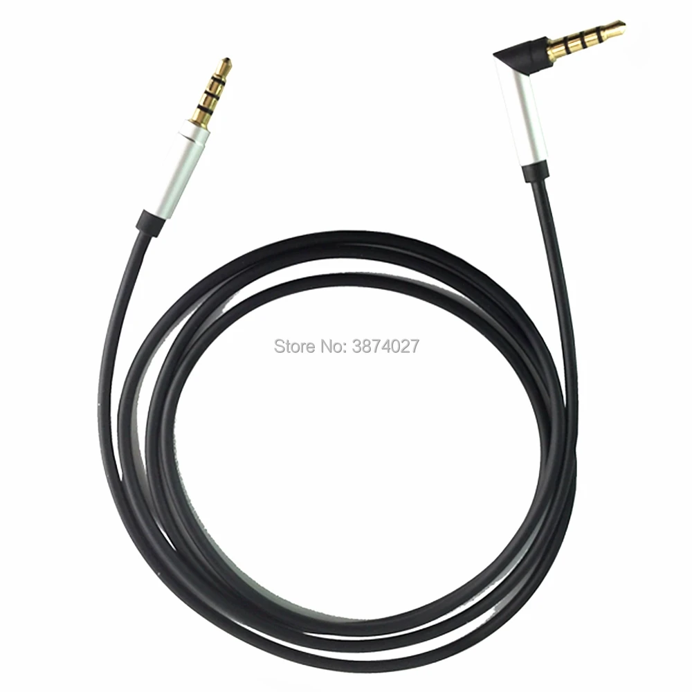 AUX Cable 3.5mm to 3.5mm Right Angle 90 Degree Plug Stereo Audio Cable 1m/3 ft  for Mobile Phone and Cellphone 1.2M