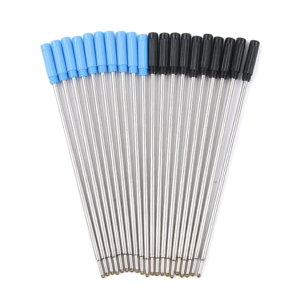 Limit shows 10Pcs High Quality cross Style Ballpoint Pen ink Refills suit - black and Blue Useful