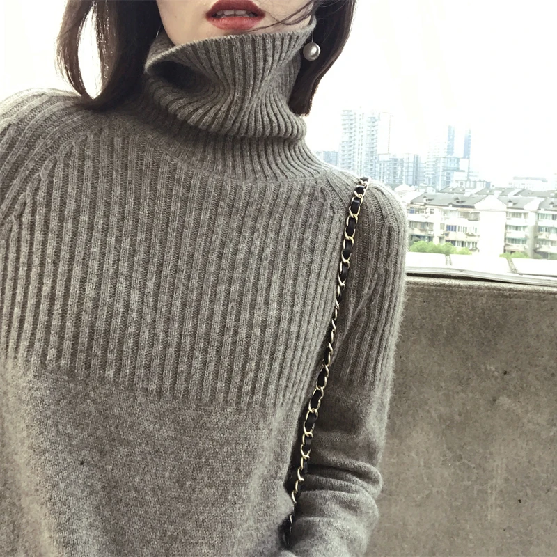 GejasAinyu 2020new sweater women fashion 2021 women turtleneck cashmere sweater women knitted pullover women sweter winter tops