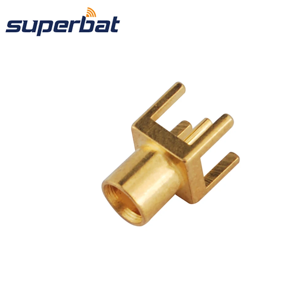 Superbat MCX Straight Thru Hole Female PCB Mount .031