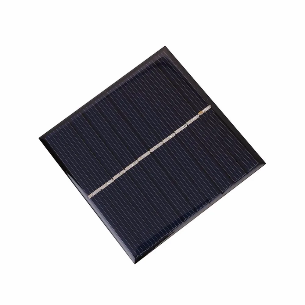 Solar Panel 5V 0.9W epoxy solar cell module 80mmx80mm polysilicon sun power for charging LED light lithium battery 10pcs/Lot