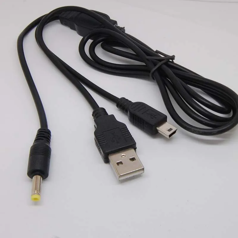 2in1 Charger&USB Cable For SONY PSP1000 psp2000 psp3000/playstation3 Controller new