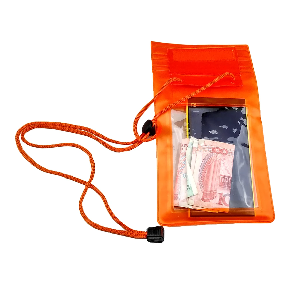 Étui de Sport aquatique, housse de scellage pour téléphone portable, sac d'argent pour effets personnels, pochette étanche transparente pour la pêche en plein air