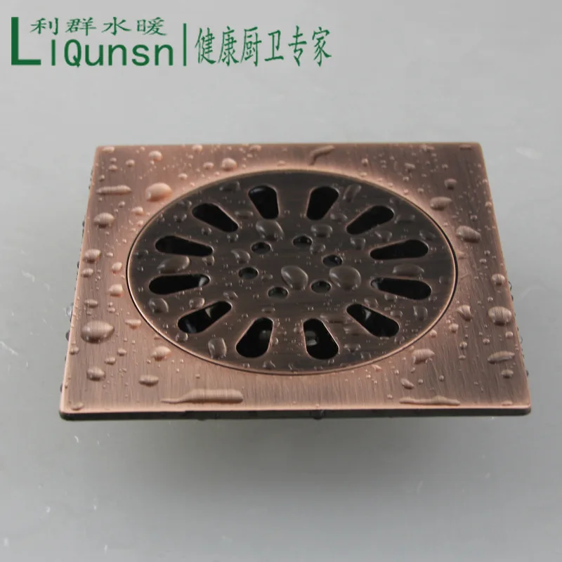 Stainless steel thicker antique floor drain hotel engineering special deodorant floor drain 3% bathroom bathroom special