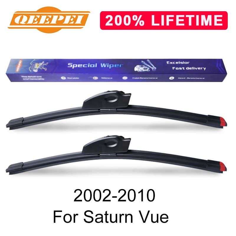 

QEEPEI Replace Wiper Blade For Saturn Vue 2002-2010 Silicone Rubber Windshield Windscreen Wiper Auto Car Accessories