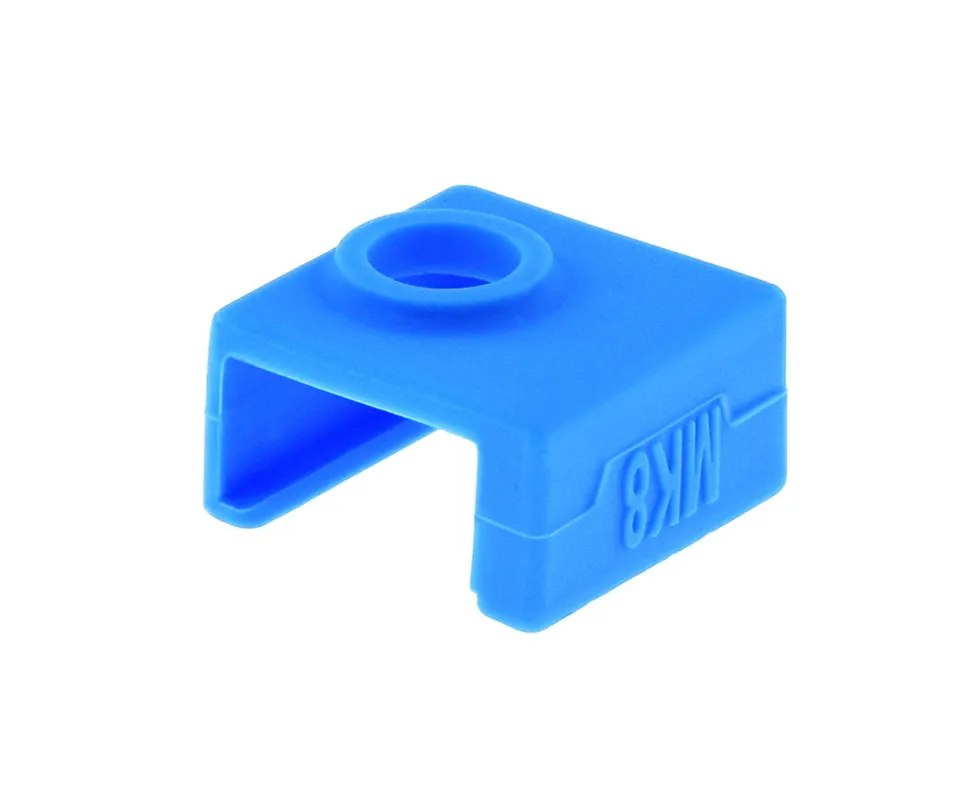 

3D printer accessories MK7/8/9 print head heating aluminum block silicone sleeve High temperature resistance up to 280 °C blue