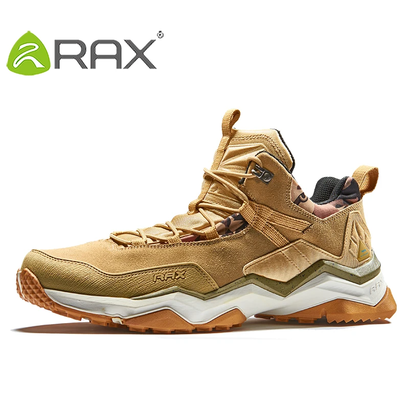 

RAX Men's Waterproof Hiking Shoes Climbing Backpacking Trekking Mountain Boots for Men Outdoor with Cushiong Insole and Midsole