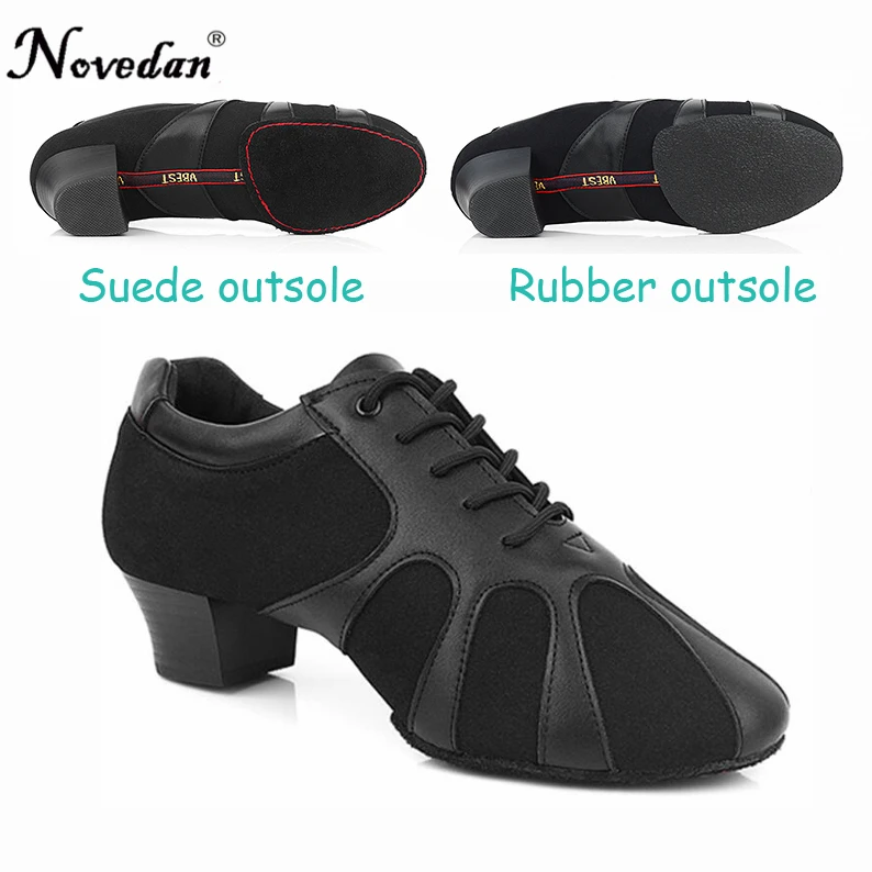 Genuine Leather Professional Mens Latin Dance Shoes Oxford Ballroom Tango Salsa Dance Shoes For Men Plus Size 38-45