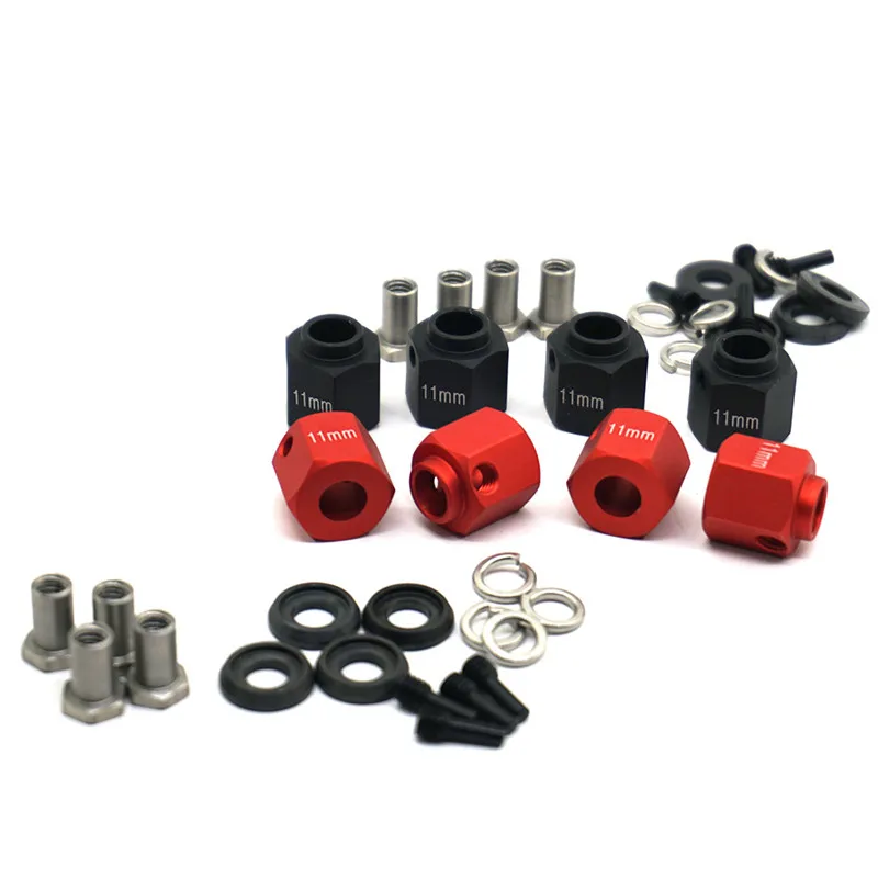 Axspeed-adaptador de metálico hexagonal, eixo de montagem com agulha para parafuso de aço inoxidável com 6mm 8mm 9mm 10mm 11mm 12mm