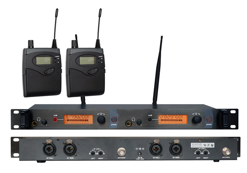 

SR 2050 IEM SR2050 Wireless in ear Monitor System / Professional 2 channels ear monitoring system - Twin Transmitter