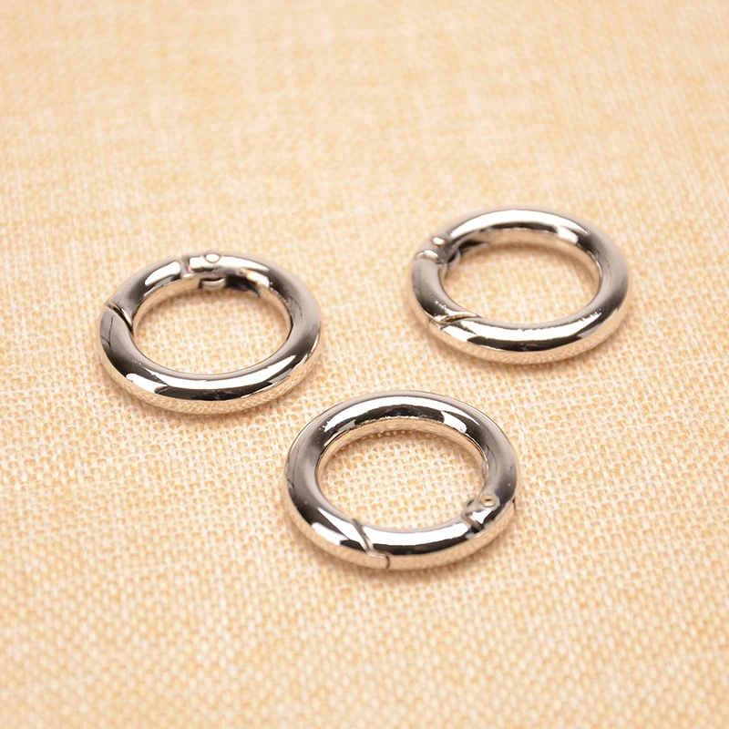 3/4 inch(inner) Spring Gate O Rings Silver Plated