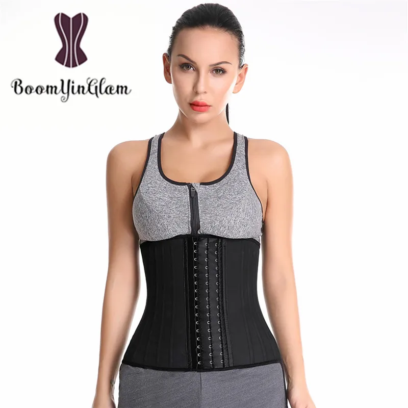 Latex Waist Trainer 25 Steel Boned Body Shaper height 29cm Corset Slimming Belt Waist Cincher Fajas Hot Shaperwear 950#