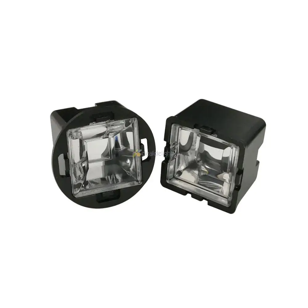 20x 17MM Rhombus Led Lens With Black Holder 30 45 60 90 120 Degree Viewing Angle For CCTV 1W 3W 5W High Power Led CCTV