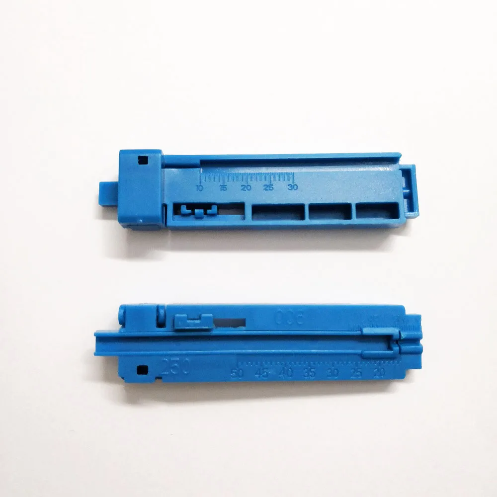 10pcs 2 in 1 Economical Fixed Length Guiding Rail Fiber Optic Cable Stripper Optical Fiber Cutting Guide Rail FTTH Tool