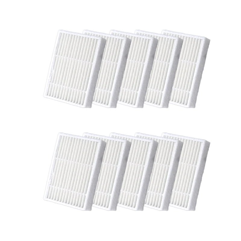 Filtro Hepa de Robot aspirador KT 504, accesorios de piezas de aspiradora robótica para kitfuerte KT 504 y panda x600, 10 unids/lote